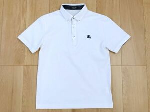 [ superior article ] Burberry Black Label * embroidery entering BD deer. . polo-shirt * white *2
