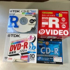 4セット　TDK Thats imation CD-R DVD-R z-0527-6