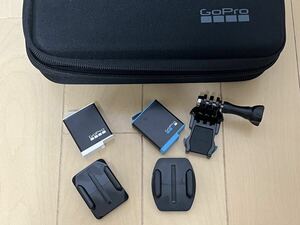 GoPro original battery, Enduro battery, base mount, case etc. 