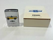 6580-8 ZIPPO オイルライター CHEVROLET 専用木箱入 ライター ジッポー ※フリント回転確認済　_画像1