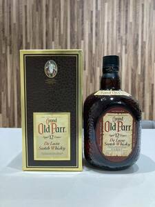 6822 【未開栓】Grand Old Parr グランド オールドパー 12年 1000ml 43% デラックス スコッチウイスキー 古酒 