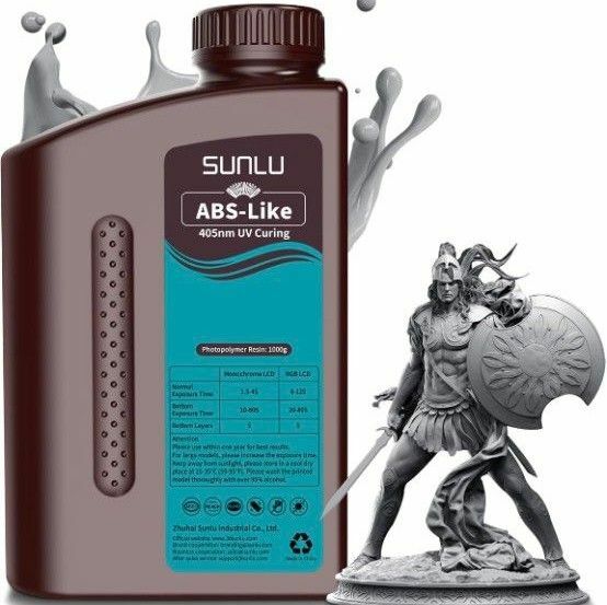 【Amazon定価3,699円】SUNLU ABSライクレジン 1kg ダークグレー