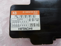 F646　日立　補助電磁接触器　X8　22-24V 50Hz／24-26V 60Hz　6個　未使用_画像3