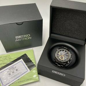 #13118 SEIKO セイコー ASTRON アストロン GPS 7X52-0AA0 ソーラー 腕時計 ブラック文字盤 動作未確認の画像1