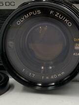 #25dc5f5e OLYMPUS オリンパス 35 DC 40mm 1:1.7 フィルムカメラ 動作未確認_画像2