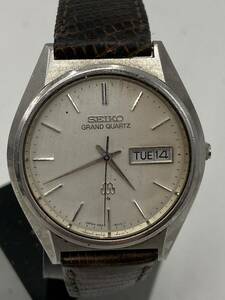 #8c4345fb SEIKO セイコー GRAND QUARTZ 9943-8010 メンズ 腕時計 シルバー クォーツ 動作未確認