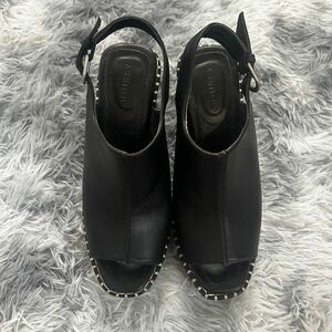 moussy MOUSSY パンプス ブラック シューズ 黒 靴