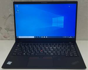 ジャンク６th Gen LENOVO X1 Carbon フルHD 第8世代 Corei5-8350U メモリ16GB SSD 128GB Win10