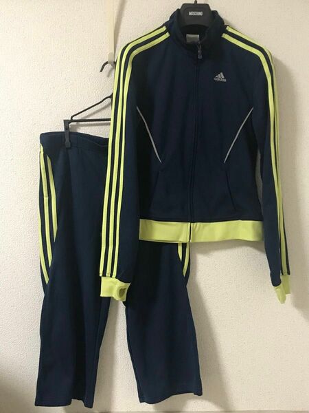 訳あり　adidas アディダス ジャージ セットアップ 150 ジャージ上下セット スポーツウェア