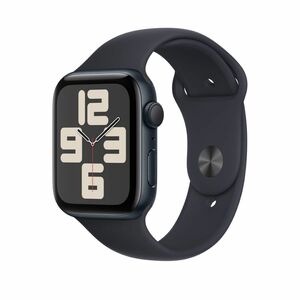 Apple Watch SE（GPSモデル）- 40mmミッドナイトアルミニウムケースとミッドナイトスポーツバンド - S/M