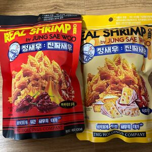 韓国　菓子　スナック　リアルシュリンプ