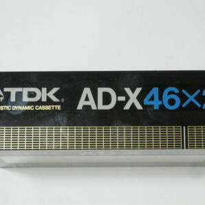 TDK ティーディーケー AD-X 46分 2本パック ノーマルポジション カセットテープ ACOUSTIC DYNAMIC CASSETTEの画像4
