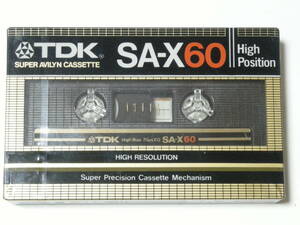 TDK ティーディーケー SA-X 60分 ハイポジション カセットテープ SUPER AVILYN CASSETTE