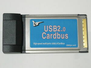 【ジャンク】ノーブランド ZT-0142 USB2.0 CardBus PCカード PCMCIA