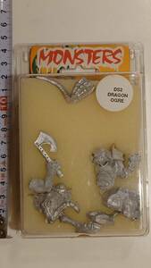 K-2 metal figure MONSTERS DS2 DRAGON OGRE CITADEL MINIATURES under Dell miniature 