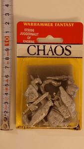 K-5 metal фигурка CHAOS 073096 JUGGERNAUT OF KHORNE CITADEL MINIATURES внизу Dell миниатюра 