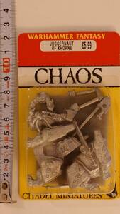 K-7 metal figure CHAOS JUGGERNAUT OF KHORNE CITADEL MINIATURES under Dell miniature 