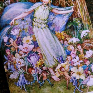 M.W.Tarrant I39 (22)◆マーガレット タラント 子供 妖精 少女 イラスト アンティークポストカード イギリス ビンテージ 外国絵葉書の画像4