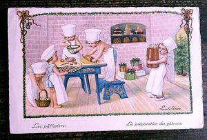 Pauli Ebner I39 (12)◆エブナー アンティークポストカード フランス ドイツ ベルギー イタリア イギリス 子供 天使 クリスマス イラスト