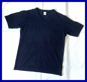 ☆TAKEO KIKUCHI タケオキクチ　VネックTシャツ　メンズM☆古着