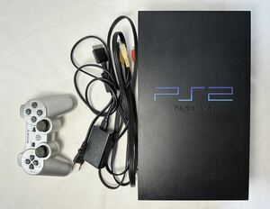 SONY ブラック コントローラー ソニー PS2 SCPH-30000 PlayStation2 CECHZC2J 電源確認済み