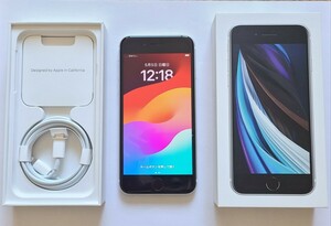 iPhoneSE2 128GB White アイフォンSE 2 第2世代 ホワイト 白 docomo au softbank SIMフリー SIMロック解除済み 一括購入 残債無し 電池83%