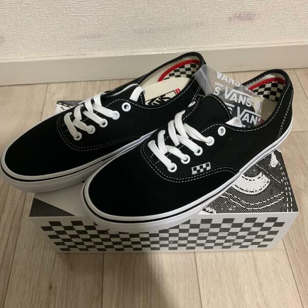 新品未使用26.5cm　VANS　スケートオーセンティック　ブラック/ホワイト