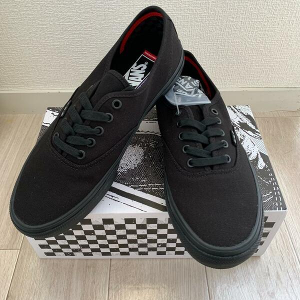 【SALE】新品　送料無料　26.5cm　VANS　スケートオーセンティック　ブラック　海外正規品　カジュアル　ストリート　シンプル　