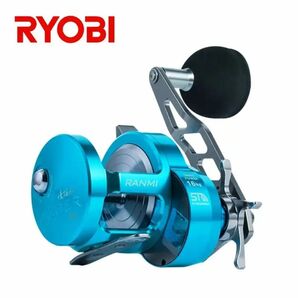 左ハンドル　左巻き用　RYOBI　リョービ　RANMI　JIGGER　BT50　海外限定モデル　釣り　フィッシング　ベイトリール