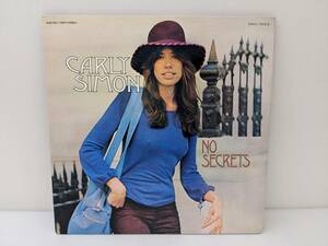 ねA1324【LP】Carly Simon☆NO SECRETS【ＬＰレコード】 