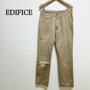 EDIFICE チノパン ベージュ　カジュアル　 ボトムス　レディース