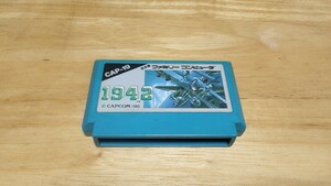 *FC[1942] soft only /CAPCOM/ Famicom /FAMILY COMPUTER/STG/ shooting / retro game /CAP-19/ navy / fighter (aircraft) *