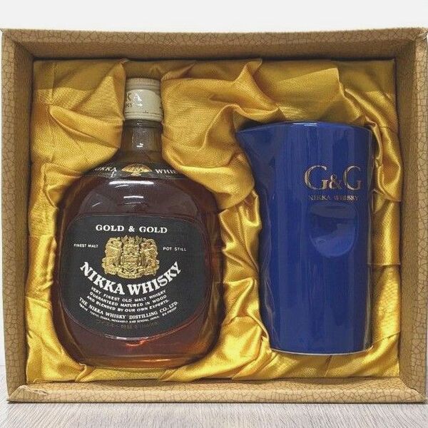 ニッカ GOLD & GOLD 特級 従価 760ml43% 水差しセット②