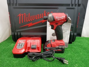 中古品 ミルウォーキー milwaukee 18V サイレント インパクトドライバー M18 FQID バッテリー1個 充電器付