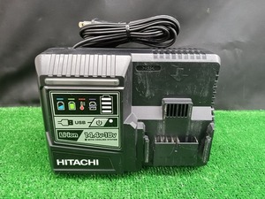 中古品 Hitachi Koki 日立工機 14.4～18V用 急速充電器 UC18YDL USB端子付 【4】