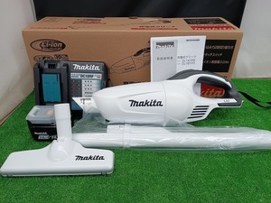 未使用品 makita マキタ 14.4V コードレス クリーナー 掃除機 カプセル式 CL141FDRFW バッテリー1個 充電器付 【1】