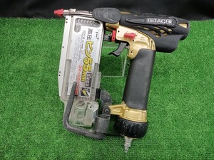 中古品 日立工機 Hitachi koki 55mm 高圧 ピン釘打機 エアダス付 NP55HM