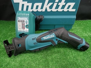 中古品 makita マキタ 10.8V 50mm 充電式レシプロソー JR101DW バッテリー1個 充電器付