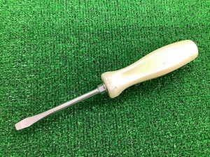  secondhand goods Snap-on Snap-on minus screwdriver grip SDD4 pearl white 