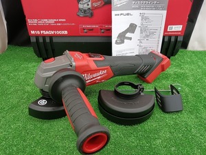 未使用品 ミルウォーキー milwaukee M18 FUEL RAPID STOP 18V 100mm 変速ディスクグラインダー M18 FSAGV100XB-0X0 JP 【１】