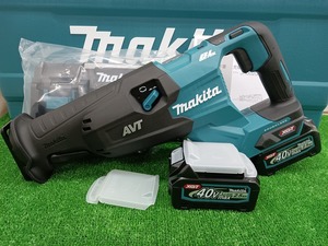 未使用品 makita マキタ 40Vmax 2.5Ah 充電式 レシプロソー JR002GRDX バッテリー2個 充電器付