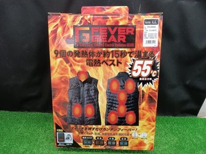 未使用品 自重堂 FEVERGEAR 電熱ベスト ブラックカモフラLL FG10000-142-LL