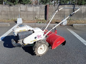 【埼玉県蓮田市◆引取限定】中古品 YANMAR ヤンマー 最大出力4.8PS 一軸正逆ロータリー式 ミニ耕運機 ミスターポチ MRT5EXRZ 耕運幅50cm