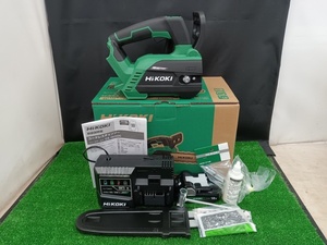 未使用品 HiKOKI ハイコーキ 18V 2.0Ah 250mm コードレスチェンソー CS1825DC(BC) バッテリー1個 充電器付 【4】