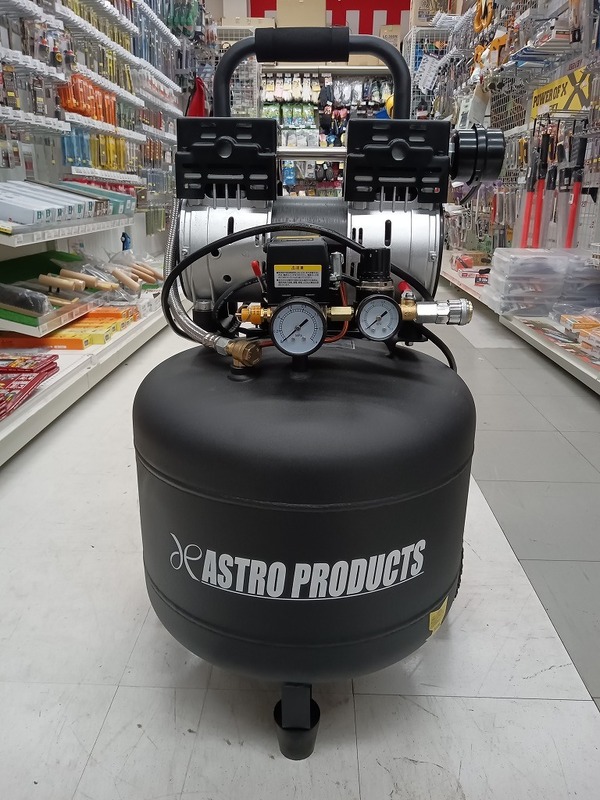 中古品 ASTRO PRODUCTS アストロプロダクツ 縦型サイレント エアコンプレッサー38L AP040962