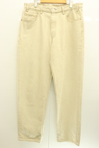 【中古】 LEVIS メンズパンツ W36×L32 550RELAXED FIT LEVIS W36×L32 ベージュ 肌色 ワッペン