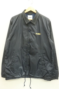 【中古】 X-LARGE メンズジャケット XL 空山基 コーチ ジャケット X-LARGE XL 紺 ネイビー プリント