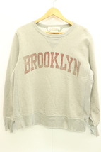 【中古】 REMI RELIEF メンズスウェット S BROOKLYN スウェット REMI RELIEF S グレー 灰 プリント ダメージ加工_画像1