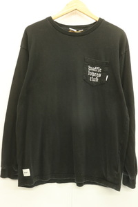 【中古】 WTAPS メンズカットソー 2 WAFFLE LOVERS CLUB LS TEE WTAPS x VANS 2 黒 ブラック ロゴ