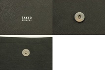 【中古】 TAKEO KIKUCHI メンズクラッチバッグ - クラッチバッグ TAKEO KIKUCHI - 黒 ブラック ロゴ_画像5